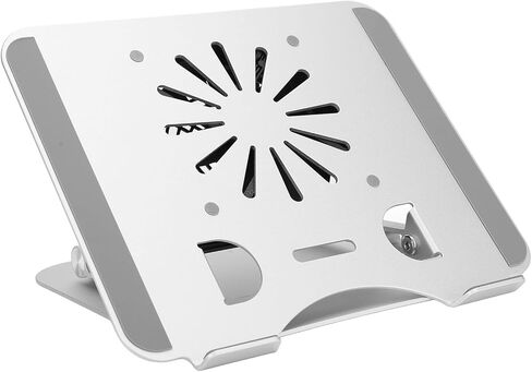 SUNGOOYUE Laptop Cooler Stand, Aluminum Alloy Portable Foldable with USB Fan, for Laptops and Tablets Up to 17in in Kuwait