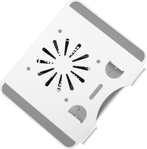 SUNGOOYUE Laptop Cooler Stand, Aluminum Alloy Portable Foldable with USB Fan, for Laptops and Tablets Up to 17in in Kuwait