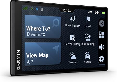 Garmin dezl OTR620 GPS Truck Navigator مع شاشة لمس 6 بوصة، دقة 1280 بكسل، ودعم صور الأقمار الصناعية المباشرة Birdseye (أسود) (قسط متجدد) in Kuwait