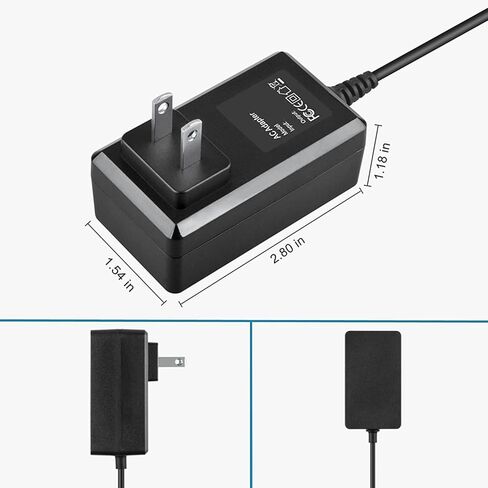 محول Guy-Tech AC/DC متوافق مع Coby Kyros MID1025 MID1125 الكمبيوتر اللوحي سلك إمداد الطاقة كابل PS جدار المنزل شاحن الإدخال: 100-240 VAC 50/60 هرتز استخدام الجهد العالمي in Kuwait