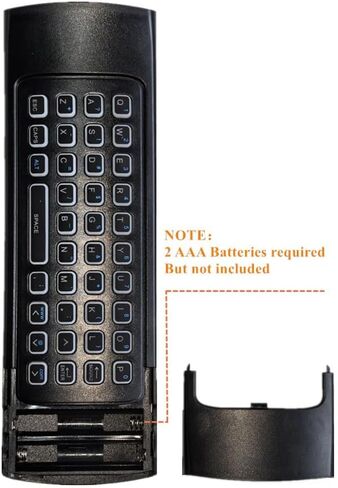 MX3 2.4G Air Remote Mouse Multifunctional with 7 Color Backlit Remote Control, Mini Wireless Keyboard & Infrared Remote Control Learning for Android TV Box, Projector, PC, MAC,PS3,Pad,Xbox in Kuwait