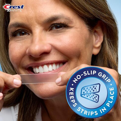 Crest 3D Whitestrips, Vivid Plus, Teeth Whitening Strip Kit, 24 Count (Pack of 1) in Kuwait