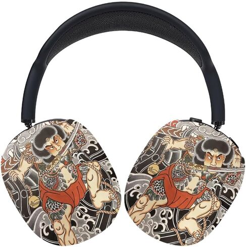 ​​KESHAMI Hard Protective Case Compatible with AirPods Max, Japanese Art Design, Frosted PC Shell with Matte Texture​ in Kuwait