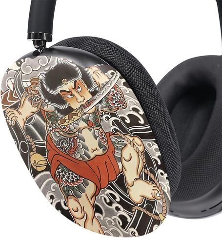 ​​KESHAMI Hard Protective Case Compatible with AirPods Max, Japanese Art Design, Frosted PC Shell with Matte Texture​ in Kuwait