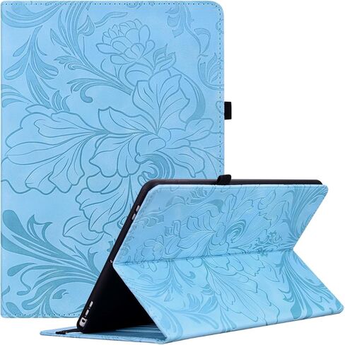 حافظة ALILANG لجهاز Samsung Galaxy Tab A7 مقاس 10.4 بوصة 2022/2020 (SM-T500/ T503/ T505/ T507/T509)، غطاء تابلت واقٍ متعدد الزوايا مع حامل قابل للطي وحامل أقلام - أزرق in Kuwait