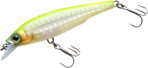 YO-Zuri 3DR-X Jerkbait Floating Bath Lure 80mm Color: Matte Ghost Pearl Chartback in Kuwait