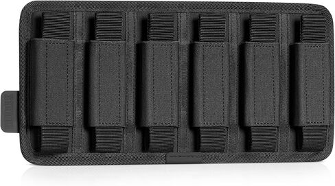 Savior Equipment Tactical Pistol Mag Pouch 9mm .40 45acp Open-Top Single & Double Stack Mag Holder Softshell Mags Storage Universal Magazine Carrier, Elastic Band to Hold Tight, Hook-Backed Panel in Kuwait