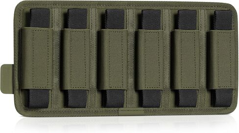 Savior Equipment Tactical Pistol Mag Pouch 9mm .40 45acp Open-Top Single & Double Stack Mag Holder Softshell Mags Storage Universal Magazine Carrier, Elastic Band to Hold Tight, Hook-Backed Panel in Kuwait