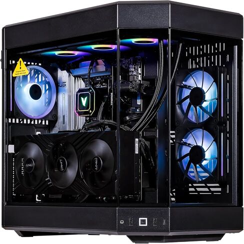كمبيوتر سطح المكتب Velztorm Black Praetix 3D المخصص للألعاب Y60 (Radeon RX 7900 XT 20GB (Beats 4080) سائل مبرد AMD Ryzen 7 9800X3D، 32GB DDR5، 2 تيرابايت PCIe SSD، 1000W PSU، WiFi 7، Win 11 Pro) in Kuwait