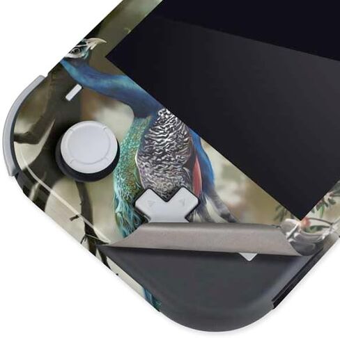 Skinit Decal Gaming Skin Compatible with Nintendo Switch Lite - Originally Designed Woman with Peacocks by Nene Thomas Design in Kuwait