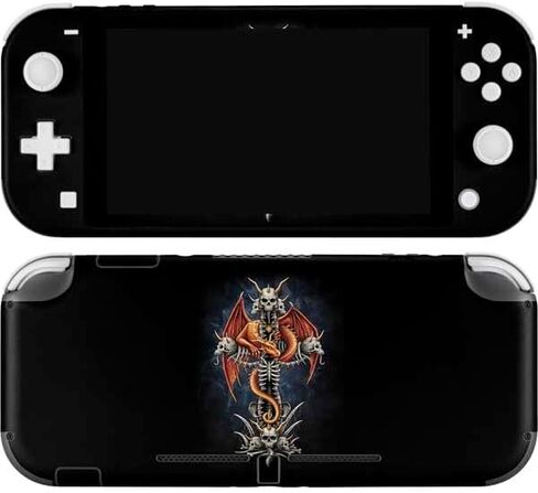 غلاف Skinit المخصص للألعاب المتوافق مع Nintendo Switch Lite - تم تصميمه في الأصل على شكل تنين قوطي وجمجمة كروس بواسطة سارة ريختر ديزاين in Kuwait