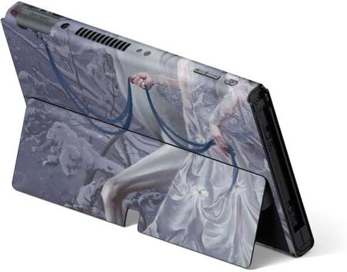 ملصق ألعاب Skinit متوافق مع Nintendo Switch OLED (2021) - Nene Thomas Fairy مع حصان في الثلج من Nene Thomas Design in Kuwait