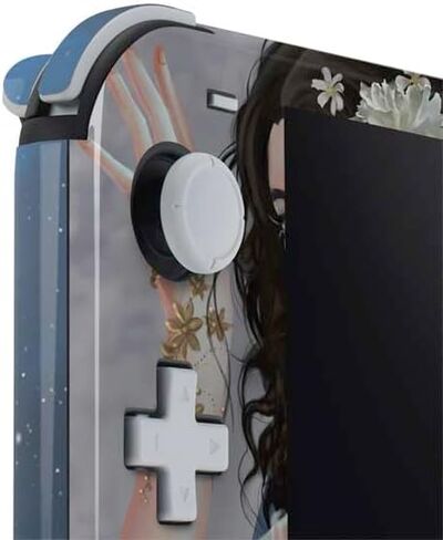 Skinit Decal Gaming Skin Compatible with Nintendo Switch Lite - Originally Designed Fairy on Moon with Birds by Nene Thomas Design in Kuwait