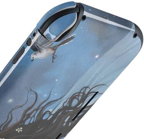 Skinit Decal Gaming Skin Compatible with Nintendo Switch Lite - Originally Designed Fairy on Moon with Birds by Nene Thomas Design in Kuwait