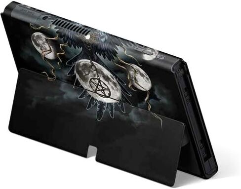 غلاف Skinit المخصص للألعاب متوافق مع Nintendo Switch OLED (2021) - مراحل الغراب والقمر من تصميم سارة ريختر in Kuwait