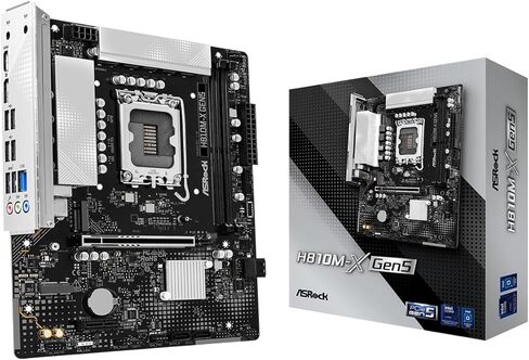 H810M-X Gen5 Micro-ATX, Intel Core Ultra (Series 2), DDR5 6400, PCIe 5.0, 2.5G LAN, 6+1+1+1+1 Power Phase in Kuwait