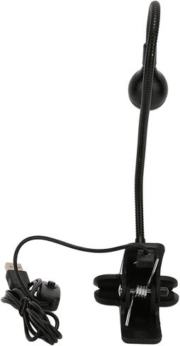 Semme Portable USB LED Lamp with Warm Light Flexible Gooseneck Eye and Clamp/Holder Base for Reading and Camping in Kuwait