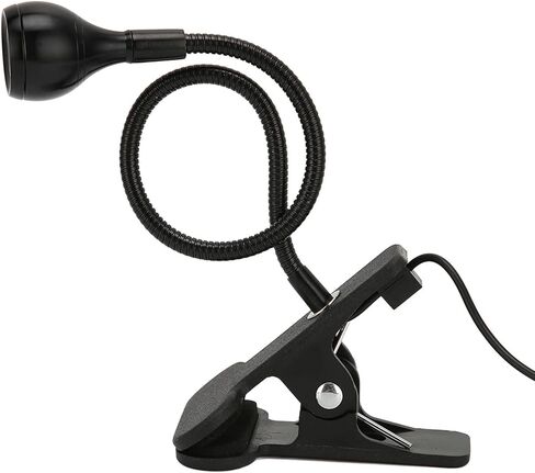 Semme Portable USB LED Lamp with Warm Light Flexible Gooseneck Eye and Clamp/Holder Base for Reading and Camping in Kuwait