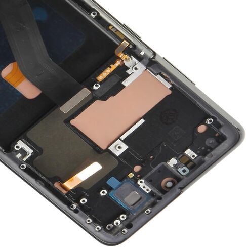 [إصدار الولايات المتحدة] AMOLED لهاتف Samsung Galaxy S21 Ultra 5G شاشة LCD بديلة SM-G998u G998a G998w 6.8 بوصة LCD تعمل باللمس - أسود مع إطار in Kuwait