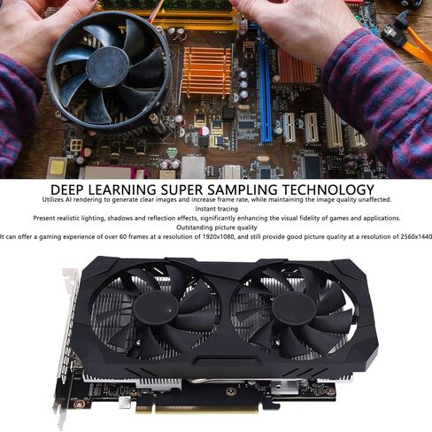 بطاقة رسومات RTX1660 Ti مع بنية RTX Turing، وذاكرة GDDR6 سعة 6 جيجابايت، ومروحة تبريد مزدوجة، وتدعم الألعاب بدقة 1080 بكسل و1440 بكسل، واتصال DisplayPort in Kuwait