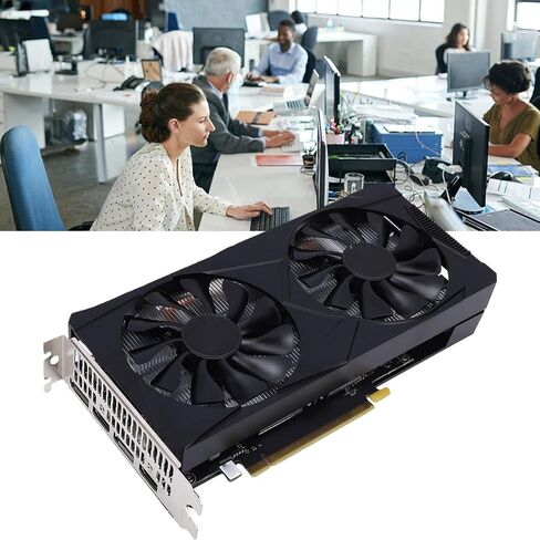 بطاقة رسومات للألعاب GDDR6 بسعة 6 جيجابايت، ونواة عرض RTX 3060 بمروحة مزدوجة 192 بت، ودعم التعلم العميق لأخذ العينات الفائق مع عرض الذكاء الاصطناعي، مبني على بنية Turing للضوء in Kuwait