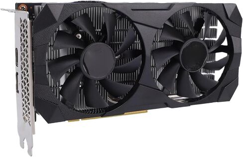 بطاقة رسومات كمبيوتر Diyeeni، بطاقة فيديو للألعاب GDDR6 192 بت بسعة 6 جيجابايت، ورسومات ألعاب بمراوح تبريد مزدوجة مع دعم عرض AI لـ 1080p 2K AAA in Kuwait