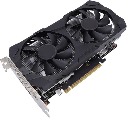 بطاقة رسومات كمبيوتر Diyeeni، بطاقة فيديو للألعاب GDDR6 192 بت بسعة 6 جيجابايت، ورسومات ألعاب بمراوح تبريد مزدوجة مع دعم عرض AI لـ 1080p 2K AAA in Kuwait