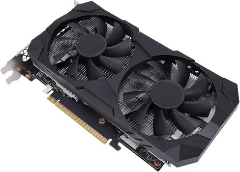 بطاقة رسومات كمبيوتر Diyeeni، بطاقة فيديو للألعاب GDDR6 192 بت بسعة 6 جيجابايت، ورسومات ألعاب بمراوح تبريد مزدوجة مع دعم عرض AI لـ 1080p 2K AAA in Kuwait