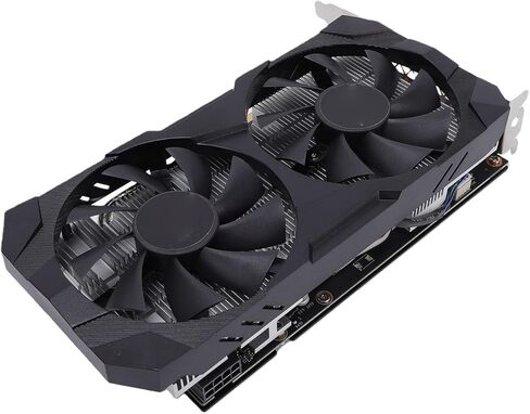بطاقة رسومات كمبيوتر Diyeeni، بطاقة فيديو للألعاب GDDR6 192 بت بسعة 6 جيجابايت، ورسومات ألعاب بمراوح تبريد مزدوجة مع دعم عرض AI لـ 1080p 2K AAA in Kuwait