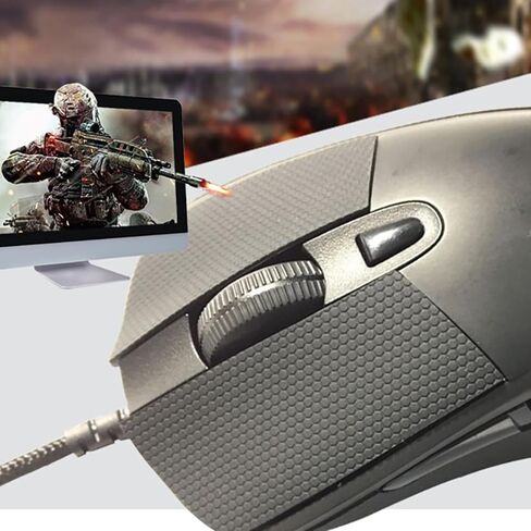 Anti-Slip Tape Rubber Sticker Black for Logitech G Pro Wireless Gaming Mouse in Kuwait