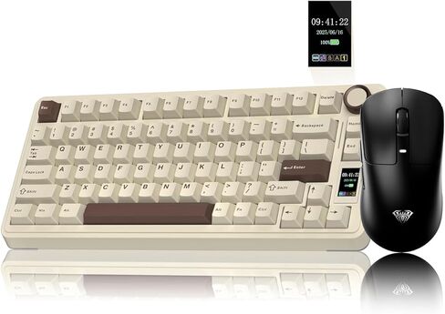 AULA Wireless Keyboard and Mouse Combo, S75 Pro Mechanical Keyboard SC680 Wireless Mouse in Kuwait