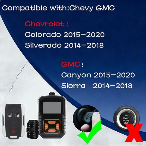 DIY مفتاح التحكم عن بعد Fob لـ 2019 Chevy Silverado Key Fob Cover - حامي السيليكون لـ 2015-2020 Chevy Silverado 1500 Remote Key 2014-2020 Chevy Silverado Colorado 2014-2018 GMC Sierra Canyon، in Kuwait
