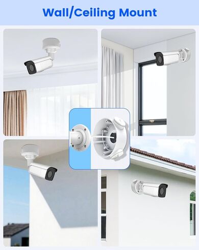 KU-DS-1260ZJ صندوق توصيل ألومنيوم لكاميرات المراقبة HIK، دعامة تثبيت على الحائط لكاميرا مراقبة POE IP الخارجية in Kuwait