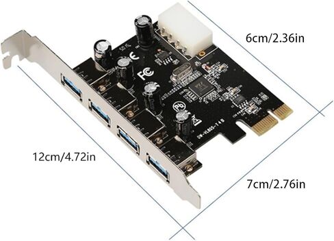 OrdinarYone 2/4 منفذ سريع السرعة USB3.0 PCIE بطاقة التوسع PCIE USB3.0 محول محول محول مجلس ملحقات التخزين الخارجية in Kuwait