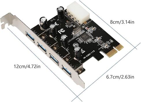 OrdinarYone 2/4 منفذ سريع السرعة USB3.0 PCIE بطاقة التوسع PCIE USB3.0 محول محول محول مجلس ملحقات التخزين الخارجية in Kuwait