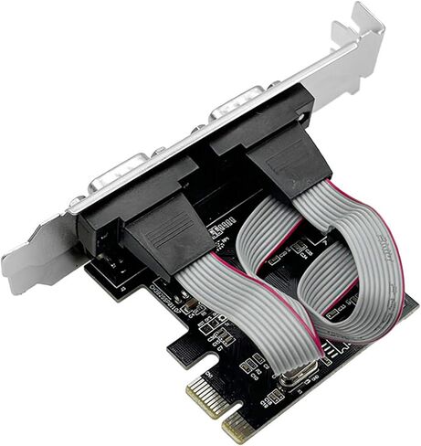 OrdinarYone PCIE 2 منفذ RS232 بطاقة 1 منفذ بطاقة التوسع المتوازي لاستبدال ملحقات الكمبيوتر المكتبي in Kuwait