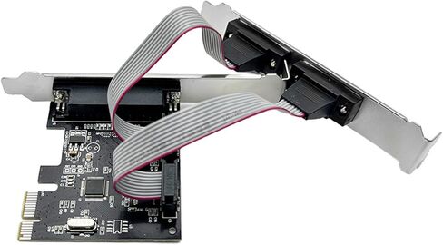 OrdinarYone PCIE 2 منفذ RS232 بطاقة 1 منفذ بطاقة التوسع المتوازي لاستبدال ملحقات الكمبيوتر المكتبي in Kuwait
