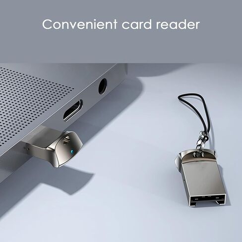 1 Pcs USB Computer Card Reader TF Card Memory Reader Adapter with LED Indicator for Computer Car Audio in Kuwait