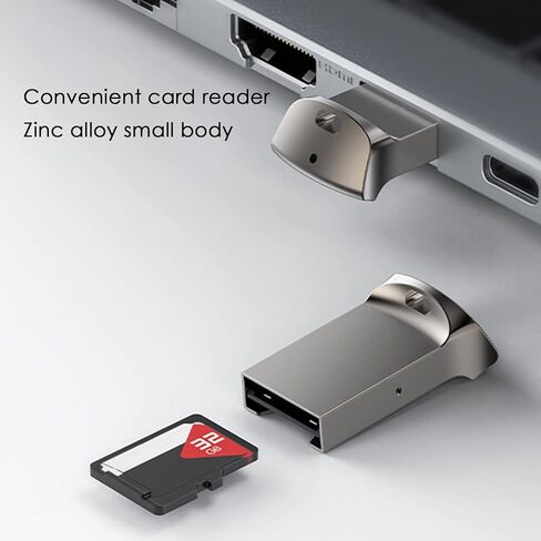 1 Pcs USB Computer Card Reader TF Card Memory Reader Adapter with LED Indicator for Computer Car Audio in Kuwait