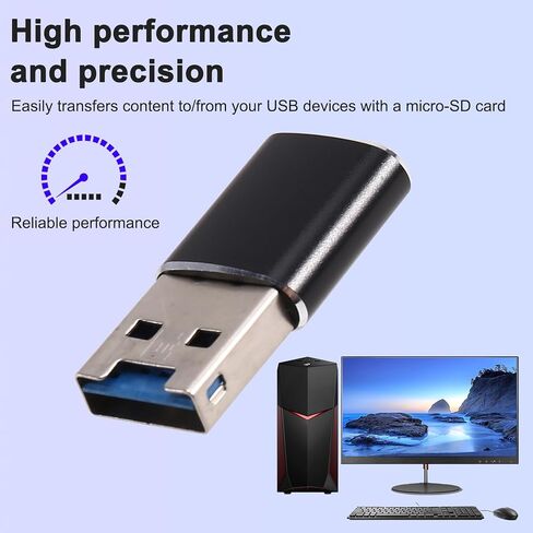 الألومنيوم البسيطة USB 3.0 محول قارئ بطاقات الذاكرة لبطاقة مايكرو SD / TF قارئ بطاقات محول جهاز كمبيوتر شخصي محمول in Kuwait