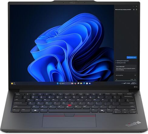 لاب توب لينوفو 2025 | ثينك باد E14 الجيل 6 | 14 بوصة 1920 × 1200 IPS | Intel-16 Core Ultra 7 155H | 16 جيجابايت DDR5 | 512 جيجابايت SSD | Windows 11 Pro | Wi-Fi 6 - بلوتوث 5.2-720p HD كاميرا - أسود in Kuwait