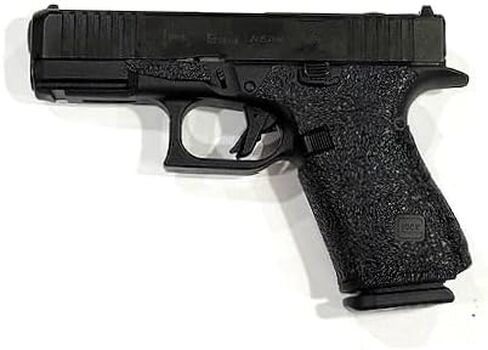 شريط قبضة مسدس Handleitgrips متوافق مع Glock 19 Gen 6 - شريط قبضة مسدس من ورق الصنفرة الأسود، سهل التركيب، أجزاء وإكسسوارات البندقية، مملوكة للمحاربين القدامى، صنع في الولايات المتحدة الأمريكية in Kuwait