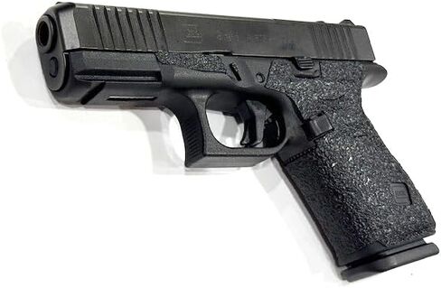 شريط قبضة مسدس Handleitgrips متوافق مع Glock 19 Gen 6 - شريط قبضة مسدس من ورق الصنفرة الأسود، سهل التركيب، أجزاء وإكسسوارات البندقية، مملوكة للمحاربين القدامى، صنع في الولايات المتحدة الأمريكية in Kuwait