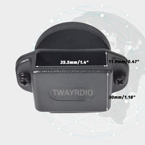 TWAYRDIO حامل راديو مغناطيسي، حامل جهاز اتصال لاسلكي، خطاف مشبك حزام مع قاعدة مغناطيسية 1.69 بوصة لأجهزة الراديو المحمولة CB، VHF، UHF، GMRS، حلول التركيب لشاحنة رافعة شوكية فان على الطرق الوعرة in Kuwait