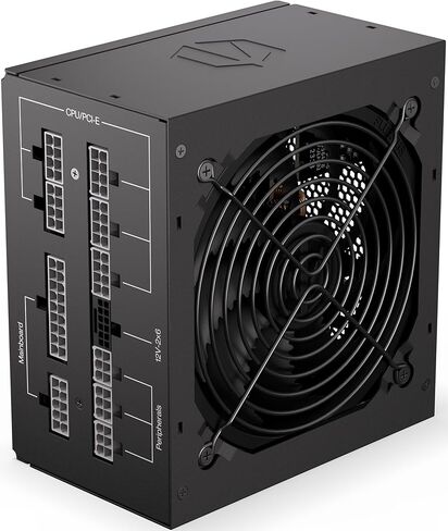 ENDORFY Supremo FM6 Gold 850W، مزود طاقة ATX 3.1 PC، شهادة 80 Plus® Gold، تشغيل هادئ، مروحة Fluctus مع محامل FDB، مكثفات يابانية 100%، إدارة كابلات معيارية كاملة، قابس الاتحاد الأوروبي in Kuwait