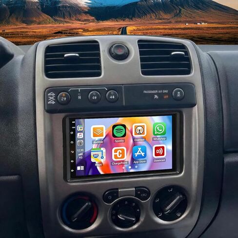 7" Double Din Car Radio Stereo Upgrade for 2004-2012 GMC Canyon Touch Screen Head Unit Car Stereo Android 13 with Wireless & Wired Carplay Android Auto GPS Navigation/SWC/Backup Camera+MIC,2+32G in Kuwait