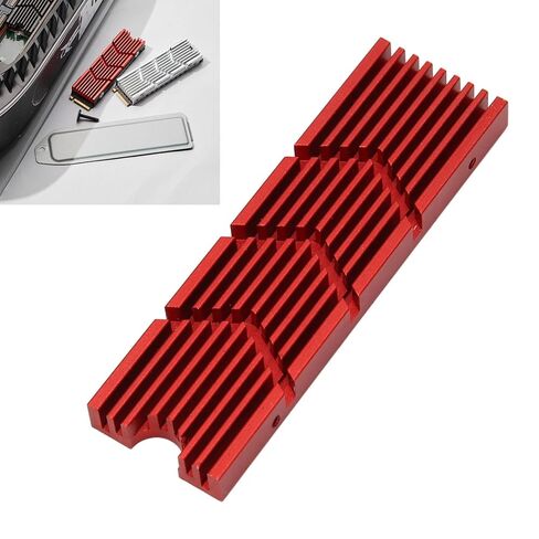 M.2 Heatsink, Aluminum Alloy NVMe Cooler, 2280 SSD Cooler with 3 Thermal Pads, Ideal for M.2 PCIE NVMe SSD in Kuwait