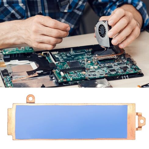 غطاء مبدد حرارة SSD من سبائك الألومنيوم سريع Nvme M.2 NGFF 2280 SSD يدعم G15 5510 5511 in Kuwait