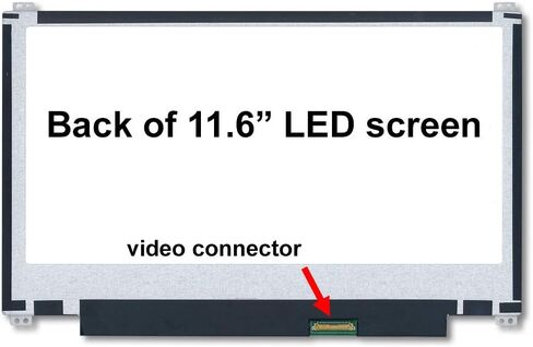 شاشة بديلة لشاشة ASUS E210M E210MA Grade A+ Matte HD 30pin غير تعمل باللمس 11.6 بوصة LED LCD مع أدوات in Kuwait