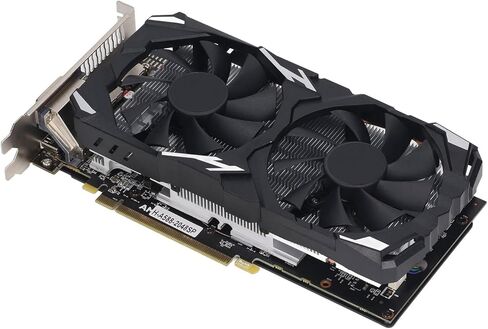 بطاقة رسومات RX580 عالية الأداء 8 جيجابايت GDDR5 256BIT بطاقة رسومات كمبيوتر مكتبي للألعاب لألعاب الكمبيوتر وتحرير الفيديو والإلكترونيات المعدنية (RX580 8GB GDDR5 256BIT) in Kuwait